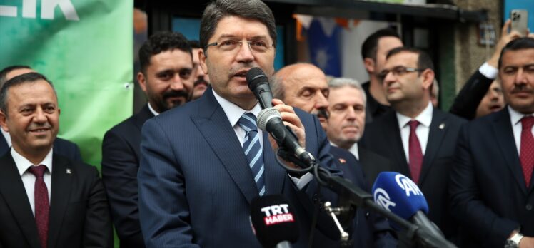 Adalet Bakanı Yılmaz Tunç Kastamonu'da seçim koordinasyon merkezi açılışında konuştu: