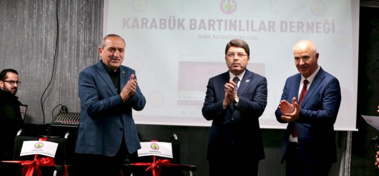 Adalet Bakanı Tunç, Karabük'te yaşayan Bartınlılarla buluştu: