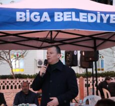 AK Parti Genel Sekreteri Fatih Şahin, Biga'da sokak iftarında konuştu:
