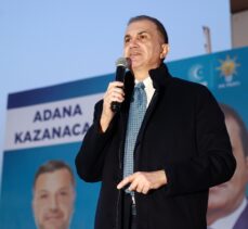 AK Parti Sözcüsü Ömer Çelik, Adana'da partisinin seçim ofisi açılışında konuştu: