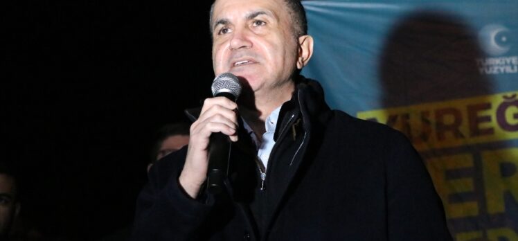 AK Parti Sözcüsü Ömer Çelik, Adana'da seçim ofisi açılışında konuştu: