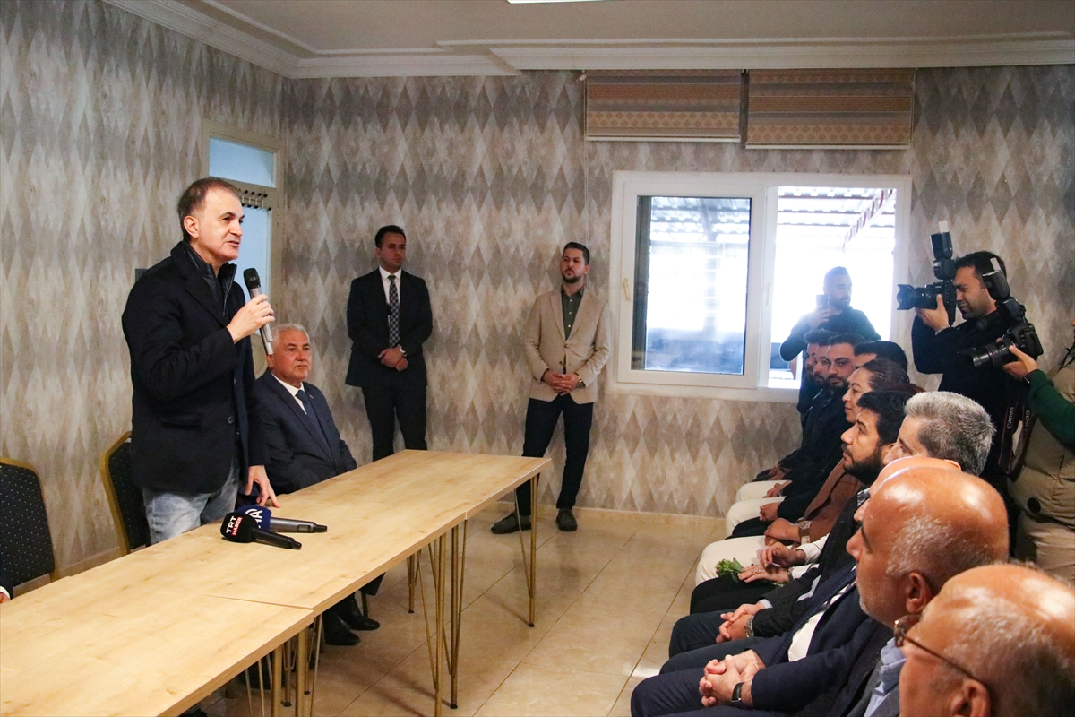 AK Parti Sözcüsü Ömer Çelik, Adana'da temaslarda bulundu: