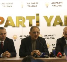 Bakan Özhaseki, AK Parti Yalova İl Başkanlığında konuştu: