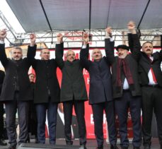 Bakan Uraloğlu, Cumhur İttifakı'nın Beşikdüzü'ndeki mitinginde konuştu: