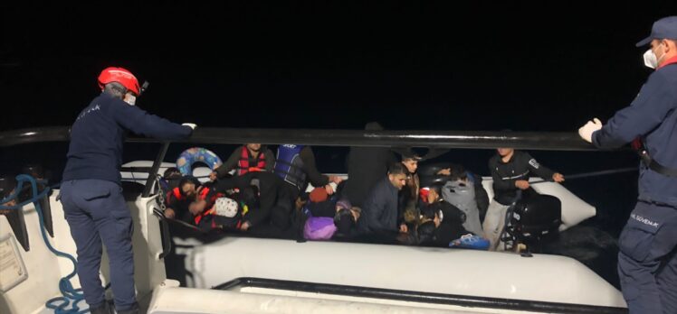 Bodrum açıklarında 31 düzensiz göçmen yakalandı