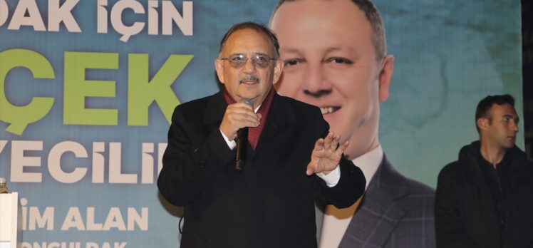 Çevre, Şehircilik ve İklim Değişikliği Bakanı Özhaseki, Zonguldak'ta konuştu: