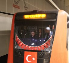 Cumhurbaşkanı Erdoğan Bakırköy Sahil-Bağcılar Kirazlı Metro Hattın'nın açılış sürüşünü yaptı
