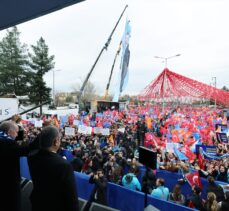 Cumhurbaşkanı Yardımcısı Yılmaz, partisinin Diyarbakır mitinginde konuştu:
