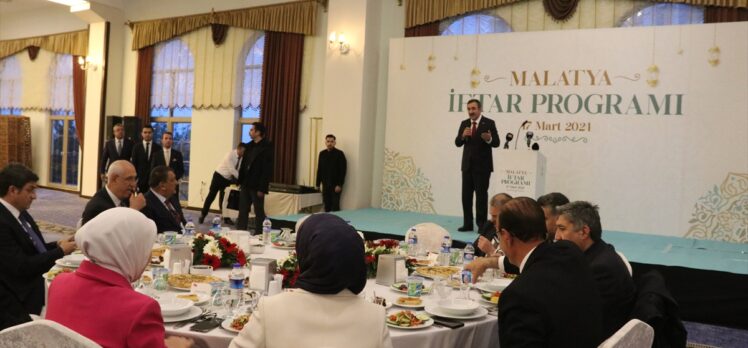 Cumhurbaşkanı Yardımcısı Yılmaz, Malatya'da iftar programında konuştu: