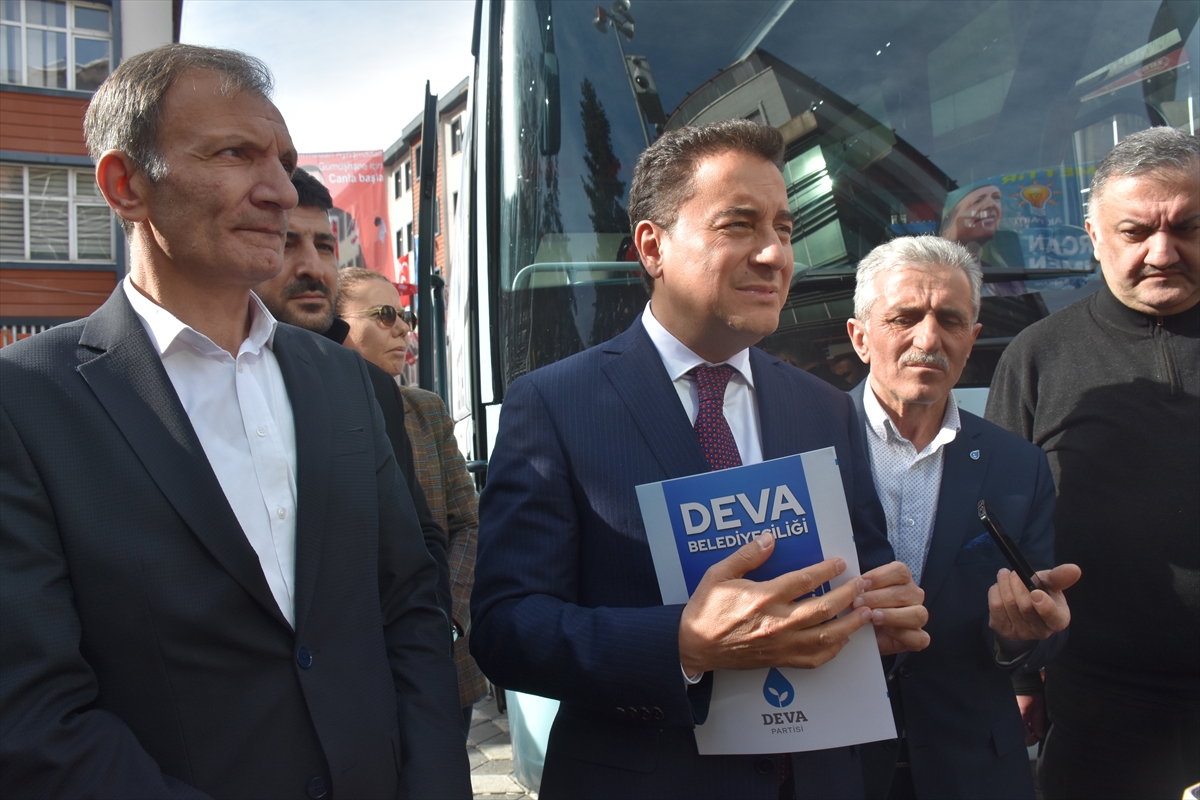 DEVA Partisi Genel Başkanı Babacan, Gümüşhane'de konuştu: