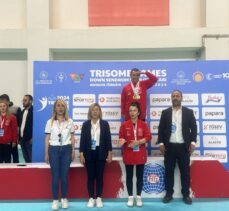 Down sendromlu cimnastikçi Alper Öztürk Antalya'da dünya şampiyonu oldu