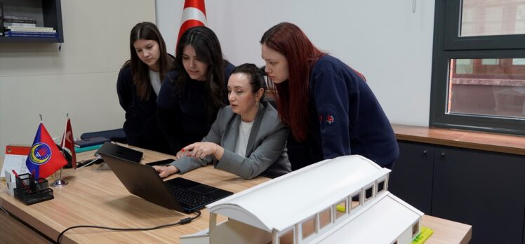 Edirne'de öğrencilerin tarihi balon hangarıyla ilgili hazırladıkları proje TÜBİTAK finallerinde yarışacak