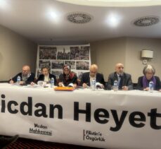 Filistin'e Özgürlük Platformunca İstanbul'da simgesel “Vicdan Mahkemesi” kuruldu