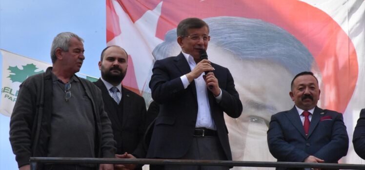 Gelecek Partisi Genel Başkanı Davutoğlu, Ordu'da vatandaşlarla buluştu