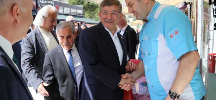 Gelecek Partisi Genel Başkanı Davutoğlu, seçim çalışmalarına Amasya'da devam etti