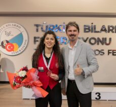 Güzin Müjde Karakaşlı, Artistik Bilardo Avrupa Şampiyonası'nda bronz madalya kazandı
