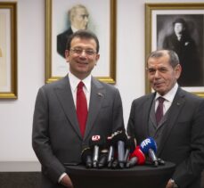 İBB Başkanı İmamoğlu, Galatasaray Spor Kulübü'nü ziyaret etti