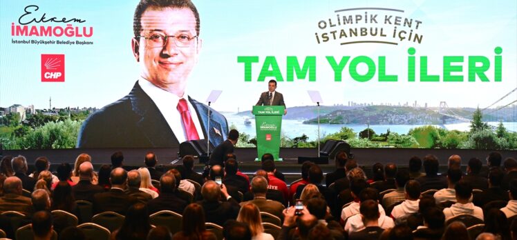 İBB Başkanı İmamoğlu, “Olimpik kent İstanbul için tam yol ileri” programına katıldı