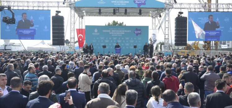 İBB Başkanı İmamoğlu Yenidoğan-Söğütlüçeşme Metro Hattı Yapım Çalışmalarına Başlama Töreni'nde konuştu: