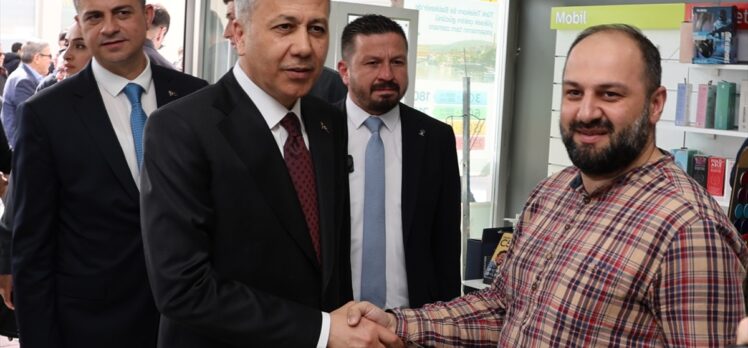 İçişleri Bakanı Yerlikaya, Balıkesir'in Gönen ilçesinde konuştu: