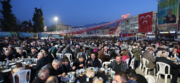 İçişleri Bakanı Yerlikaya, Bursa'da iftar programında konuştu: