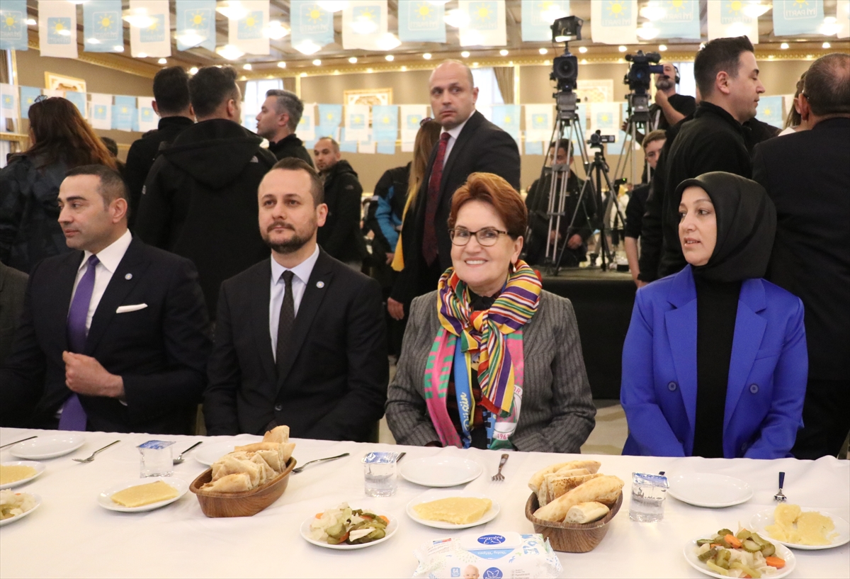 İYİ Parti Genel Başkanı Akşener Isparta'da iftar programında konuştu: