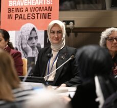 KADEM, BM'de düzenlediği etkinlikle Filistinli kadınların acılarına dikkati çekti