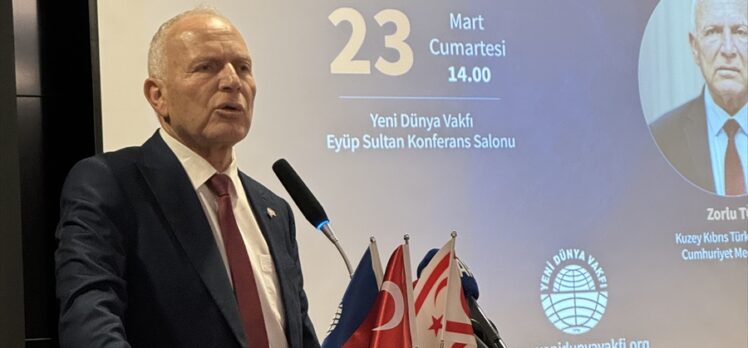 KKTC Cumhuriyet Meclisi Başkanı Töre, “Kıbrıs ve Doğu Akdeniz'de Gelecek Perspektifleri Konferansı”nda konuştu:
