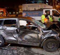 Maltepe'deki trafik kazasında 1 kişi yaralandı
