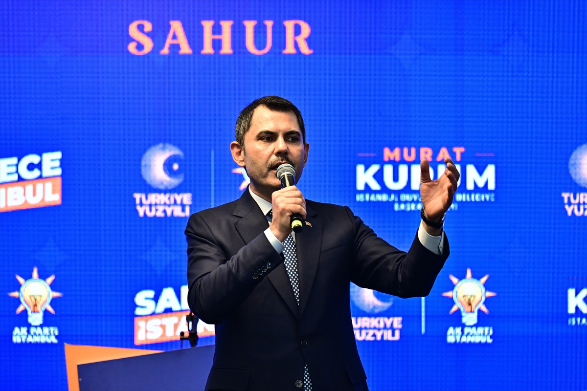 Murat Kurum, “Kanaat Önderleri, STK Temsilcileri ve Muhtarlar ile Sahur Programı”nda konuştu: