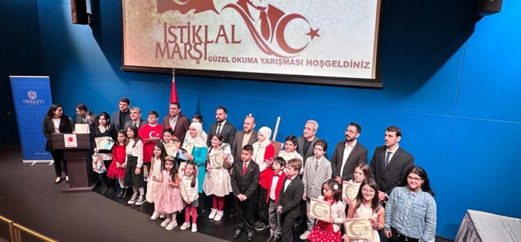 New York'taki Türkevi'nde çocuklar için “İstiklal Marşımızı Güzel Okuma” yarışması düzenlendi