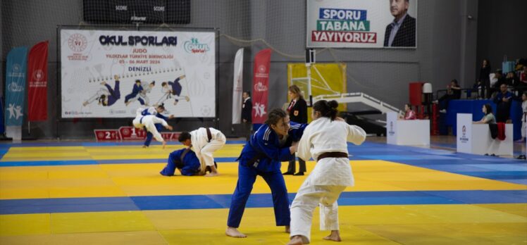 Okul Sporları Yıldızlar Judo Türkiye Birinciliği, Denizli'de yapıldı