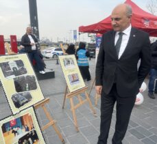 Saadet Partisi İBB Başkan adayı Aydın, Eminönü'nde partisinin standını ziyaret etti: