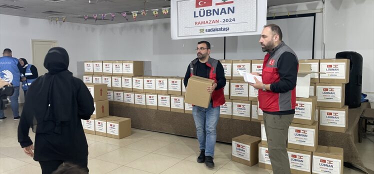 Sadakataşı Derneği, Lübnan'da 2 bin aileye zekat ve 600 aileye kumanya dağıttı
