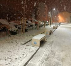 Sivas'ın Suşehri ilçesinde kar yağışı etkili oldu