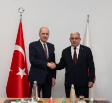 TBMM Başkanı Kurtulmuş, Cezayir Ulusal Halk Meclisi Başkanı Boughali ile görüştü