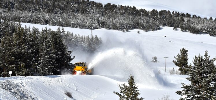 TCDD ekiplerinin Kars'ta önemli hatlardaki kar mesaisi sürüyor