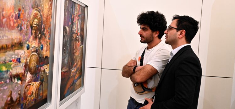 Türk dünyası ressamlarının “Tomris” konulu sergisi Azerbaycan'da açıldı