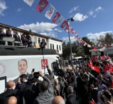 Yeniden Refah Partisi Genel Başkanı Erbakan, Çorum'da seçim bürosu açtı: