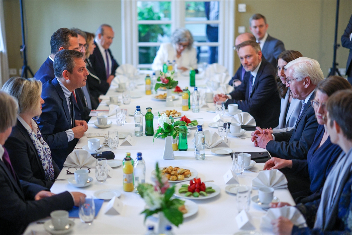Almanya Cumhurbaşkanı Steinmeier, CHP Genel Başkanı Özel'i kabul etti