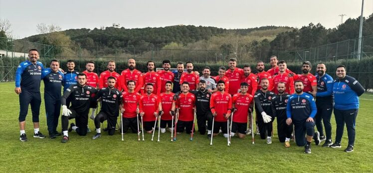 Ampute Milli Futbol Takımı'nın İstanbul kampı başladı