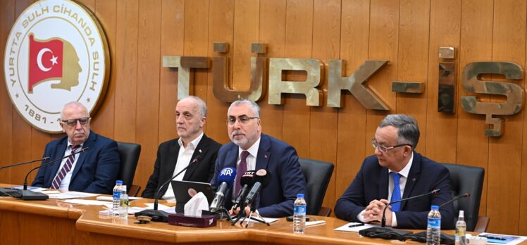 Çalışma ve Sosyal Güvenlik Bakanı Işıkhan, TÜRK-İŞ'i ziyaret etti: