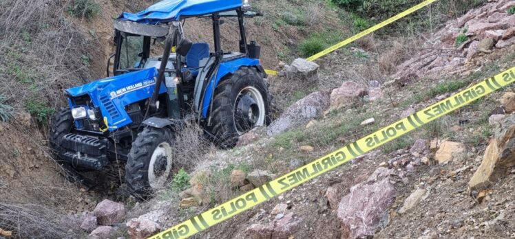 Çorum'da uçurumdan yuvarlanan traktörün sürücüsü öldü