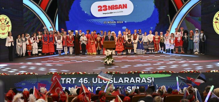 Cumhurbaşkanı Yardımcısı Yılmaz, TRT  23 Nisan Çocuk Şenliği Gala Programında konuştu: