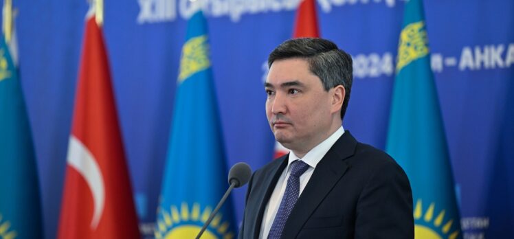 Cumhurbaşkanı Yardımcısı Yılmaz, “Türkiye-Kazakistan Hükümetler Arası KEK Toplantısı İmza Töreni”nde konuştu: