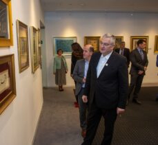 Hırvatistan'ın başkenti Zagreb'de Türk Sanatları Sergisi açıldı