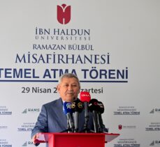 Bilal Erdoğan, İHÜ Ramazan Bülbül Misafirhanesi'nin temel atma töreninde konuştu: