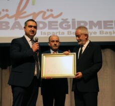 Isparta Belediye Başkanı Başdeğirmen mazbatasını aldı