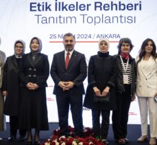 Bakan Ersoy, “Kadına Yönelik Şiddetle Mücadele Etik İlkeleri Tanıtım Toplantısı”nda konuştu: