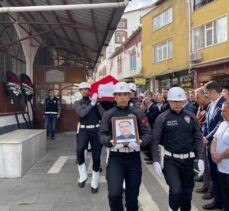 Kalp krizi sonucu ölen polis memuru Kahramanmaraş'ta son yolculuğuna uğurlandı